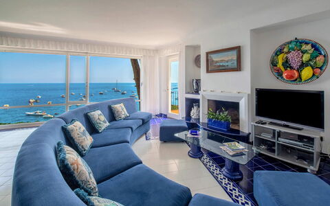 Villa Grazia: Blu, Mobilia, Mare, Appartamento, Oceano, Ricorrere, Divano, Sedia, Tavolino Da Caffè, Hotel