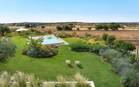 Villa Bel Prato: Piscina, Paesaggio, Lotto, Giardino, Prato, Landscaping, Ricorrere, Estate, Backyard