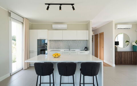 Green Hill: Mobilia, Interior Design, Pavimentazione, Pavimento, Cucina, Sedia, Lampada, Cucina & Sala Da Pranzo Tavolo, Controsoffitto, Legna
