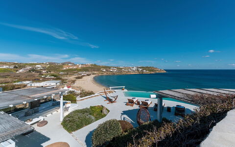 Seaside Villa: Cielo, Blu, Orizzonte, Costa, Paesaggio, Estate, Costiera E Morfologie Oceanic, Mare, Spiaggia, Oceano