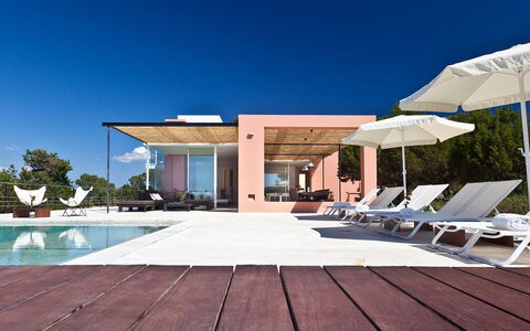 Villa Twilight: Mobili Da Esterno, Piscina, Shade, Materiale Composito, Ricorrere, Ombrello, Eco Hotel, Sedia, Struttura Esterna, Padiglione