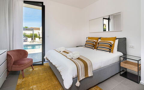 Villa la Isla: Appartamento, Ricorrere, Hotel, Color Legno, Balcone, Letto, Camera Da Letto