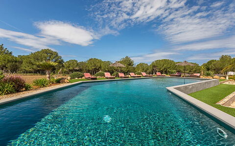 Villa Castiglioni: Blu, Acqua, Piscina, Giardino, Riflessione, Landscaping, Giochi D'Acqua, Ricorrere, Tropici, Stagno