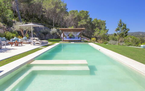 Villa Blueberry: Piscina, Ricorrere, Materiale Composito, Terme, Eco Hotel, Tempo Libero, Giardino, Landscaping, Estate, Giochi D'Acqua