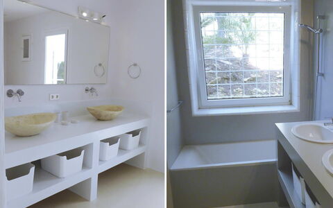 Villa Jules: Lavandino Del Bagno, Interior Design, Idraulico Fixture, Parete, Lavello, Bagno, Rubinetto, Pavimentazione, Idraulico, Casa
