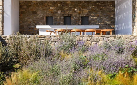 Villa Psiche: Muro ​​Di Pietra, Giardino, Landscaping, Backyard, Agriturismo