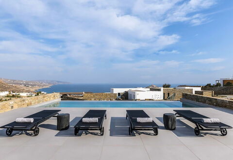 Villa Psiche: Blu, Mare, Mobili Da Esterno, Costa, Piscina, Lettino, Sedia A Sdraio, Baia, Ricorrere