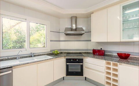 Villa Besso: Cucina, Elettrodomestico Da Cucina, Controsoffitto, Cabinetry, Interior Design, Apparecchio Major, Pavimentazione, Legna, Elettrodomestico, Cucina Stufa