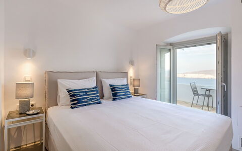 Villa Vesper: Mare, Biancheria, Camera Da Letto, Lancia Cuscino, Cuscino, Hotel, Bedding, Letto, Lampada, Balcone