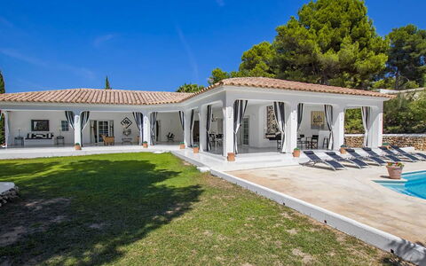 Villa Mosaic: Casa, Estate, Porta, Dimora, Villa, Hacienda, Shade, Struttura Esterna, Portico