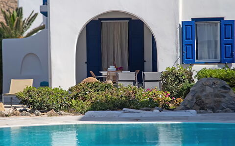 Mykonos Pool House 8: Blu, Piscina, Ricorrere, Villa, Estate, Eco Hotel, Hacienda, Hotel, Resort Citta '