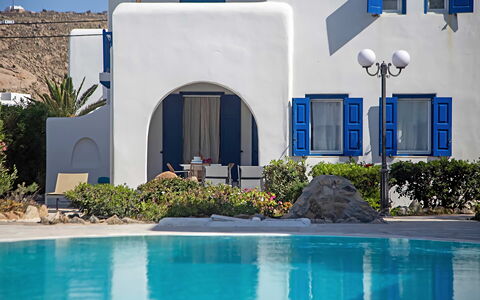 Mykonos Pool House 9: Blu, Piscina, Ricorrere, Hotel, Villa, Resort Citta '