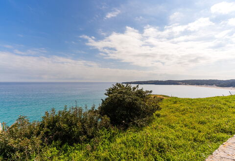 Azzurra: Cielo, Blu, Acqua, Risorse Idriche, Orizzonte, Verde, Corpo D'Acqua, Costa, Paesaggio Naturale, Costiera E Morfologie Oceanic