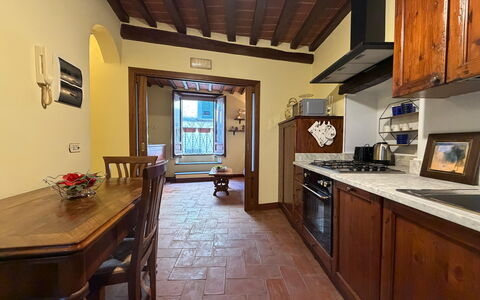 Terrazzino Margherita: Interior Design, Pavimentazione, Mobilia, Legna, Pavimento, Controsoffitto, Soffitto, Cabinetry, Illuminazione, Cucina