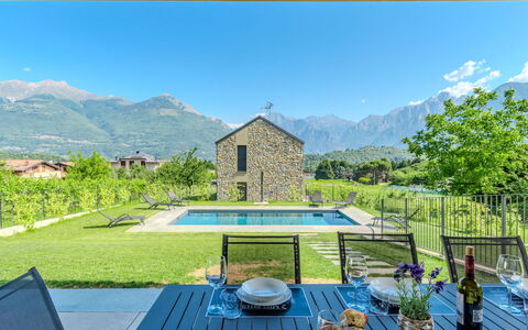 La Serena: Casa, Villetta, Catena Montuosa, Agriturismo, Estate, Giardino, Alpi, Valle, Cresta, Landscaping