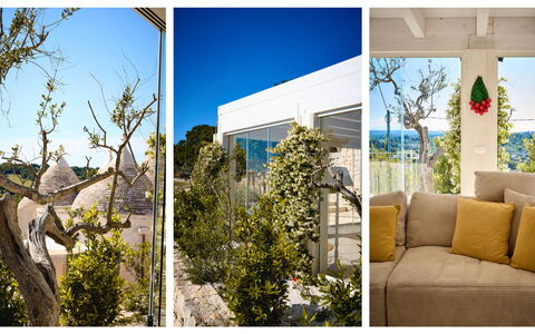 Trullo Emmebi Vista Valle D'Itria: Arbusto, Primavera, Vaso Di Fiori, Giardino, Landscaping, Shade, Pianta Della Casa, Eco Hotel, Villa