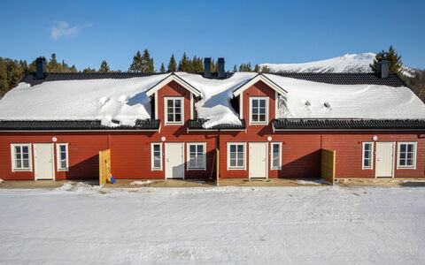 Svanhågna Gård: Legna, Villetta, Casa, Casa, Tetto, Raccordo, Inverno, Neve, Congelamento, Pendenza