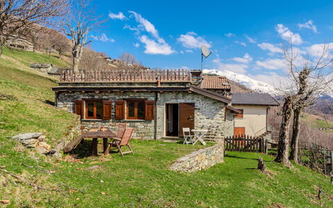 Baita Santina: Appartamento, Condominio, Inverno, Paesino Di Montagna, Neve