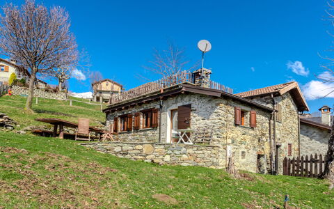 Baita Santina: Appartamento, Condominio, Inverno, Paesino Di Montagna, Neve