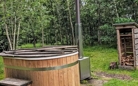 Fishermans Riverside Combi: Legna, Foresta, Giardino, Latifoglie, Backyard, Woodland, Color Legno, Cortile, Edifici Giardino, Log Cabin