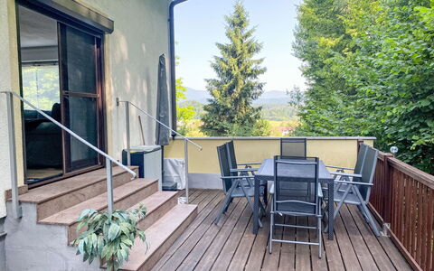 Apartamento Giovanna: Legna, Deck, Portico, Mobili Da Esterno, Corrimano, Shade, Latifoglie, Sedia, Balcone, Eco Hotel
