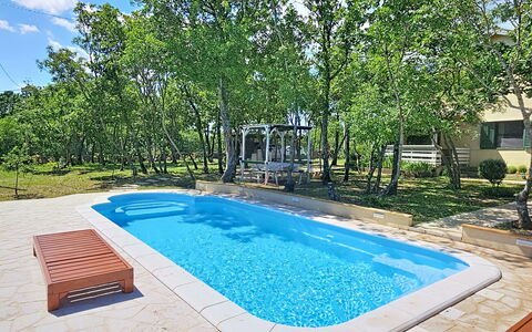Country Pleasures Cottage: Blu, Piscina, Mobili Da Esterno, Materiale Composito, Tempo Libero, Shade, Ricorrere, Giardino, Backyard, Landscaping
