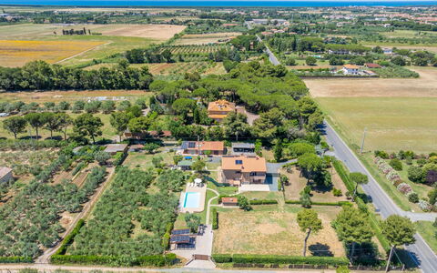 Rose Adriano Home: Zona Residenziale, Visione Globale, Paesaggio, Casa, Estate, Urban Design, Fotografia Aerea, Sobborgo, Piantagione, Landscaping