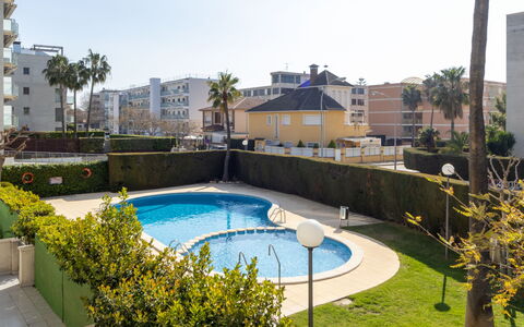 Cambrils Park B: Zona Residenziale, Piscina, Appartamento, Condominio, Shade, Ricorrere, Hotel, Balcone