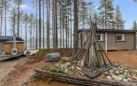 Lystikämän Helmi: Legna, Villetta, Log Cabin, Larice, Woodland, Capannone, Edifici Giardino, Capanna