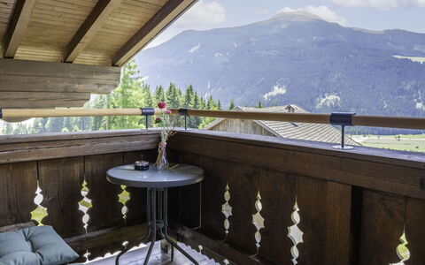 Panoramablick Tauern: Catena Montuosa, Balcone, Latifoglie, Color Legno, Cresta, Valle, Alpi, Biliardo, Piscina, Massiccio