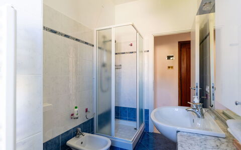 Geranio: Pavimentazione, Interior Design, Pavimento, Soffitto, Idraulico Fixture, Camera, Bagno, Rubinetto, Lavello, Appartamento