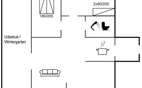 Niels - 1.3Km from the Sea: Arbusto, Casa, Villetta, Groundcover, Giardino, Edifici Giardino, Raccordo, Estate, Prato, Cortile