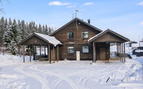 Parashimos B: Neve, Legna, Inverno, Casa, Casa, Villetta, Tetto, Congelamento, Raccordo, Porta
