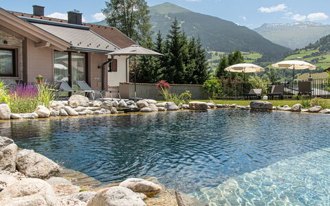 2A Morgensonne mit Weitblick: Roccia, Casa, Villetta, Giardino, Landscaping, Piscina, Catena Montuosa, Giochi D'Acqua, Backyard