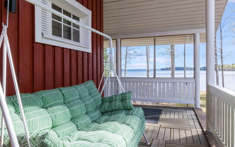Järvitupa: Legna, Pavimento, Soffitto, Deck, Portico, Pavimento In Legno, Latifoglie, Color Legno, Plank, Shade