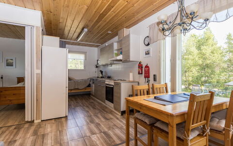 Sevettijärventie 8753: Legna, Neve, Inverno, Villetta, Congelamento, Casa, Log Cabin, Larice, Raccordo