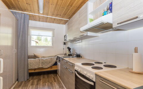 Sevettijärventie 8753: Legna, Neve, Inverno, Villetta, Congelamento, Casa, Log Cabin, Larice, Raccordo