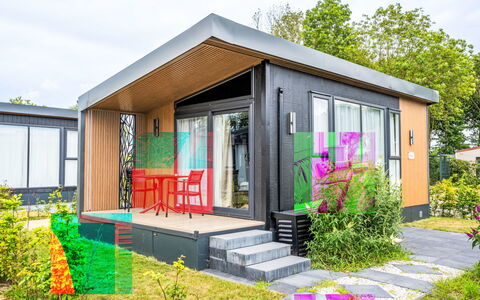 Hotel Chalet: Edifici Giardino, Capannone, Giardino, Cortile, Design, Struttura Esterna, Backyard, Log Cabin