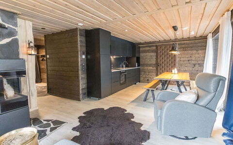 Lapland Hygge B: Legna, Pavimentazione, Mobilia, Soffitto, Interior Design, Pavimento, Casa, Soggiorno, Camera, Pavimento In Legno