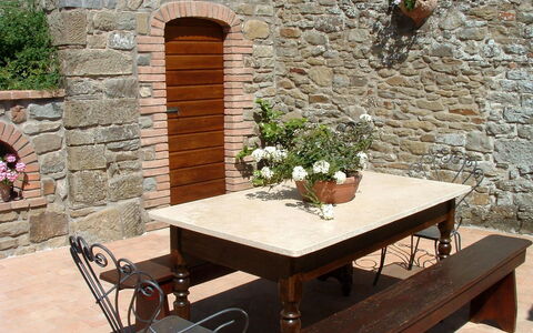 Casa Ivan: Mobilia, Proprietà, Tavolo, Tavolo Esterno, Parete, Tavolino Da Caffè, Camera, Muratura, Brick, Banco