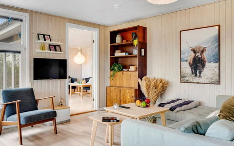 Brunetta - 200M to the Fjord: Mobilia, Interior Design, Pavimentazione, Pavimento, Legna, Soggiorno, Camera, Divano, Tavolo, Soffitto
