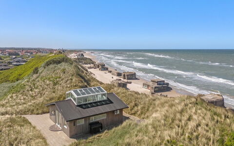 Eicke - 20M from the Sea: Villetta, Pendenza, Sabbia, Costa, Capanna, Log Cabin, Thatching