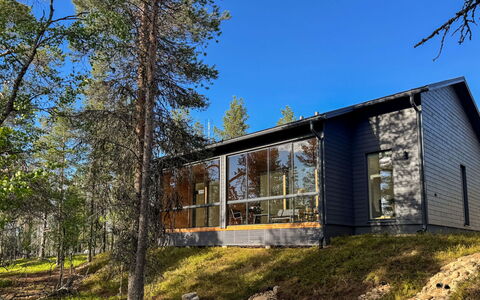 Saariselän Aavahelmi C: Legna, Casa, Villetta, Latifoglie, Soffitto, Color Legno, Materiali Naturali, Log Cabin, Plank, Raccordo