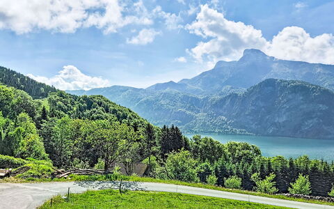 Mondsee Retreat: Cielo, Geografia Montane, Montagna, Verde, Natura, Paesaggio Naturale, Collina, Nube, Highland