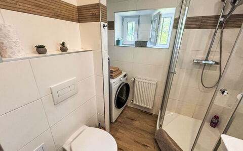 Děčín Heights: Pavimentazione, Interior Design, Idraulico Fixture, Pavimento, Idraulico, Lavatrice, Bagno, Rubinetto, Camera, Lavello
