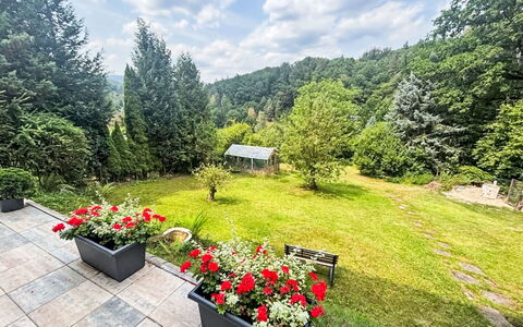 Děčín Heights: Vegetazione, Arbusto, Paesaggio, Giardino, Groundcover, Primavera, Landscaping, Giardino Botanico, Sempreverde