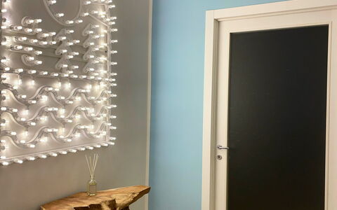 Elementi Luxury Otranto: Interior Design, Dipingere, Sedia, Lampada, Porta A Casa, Gesso, Soggiorno