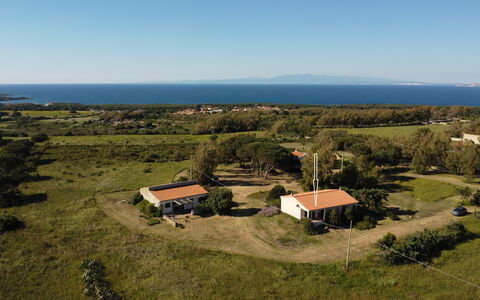 Villa Vignola: Paesaggio, Lotto, Area Rurale, Plain, Casa, Villetta, Visione Globale, Estate, Fotografia Aerea, Villaggio