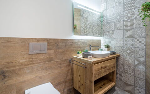 Flims 796: Pavimentazione, Idraulico Fixture, Pavimento, Bagno, Legna, Interior Design, Mobiletto Del Bagno, Lavandino Del Bagno, Lavello, Gabinetto