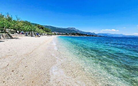 Kaštela 302: Blu, Spiaggia, Corpo D'Acqua, Acqua, Costa, Costiera E Morfologie Oceanic, Riva, Mare, Estate, Sabbia